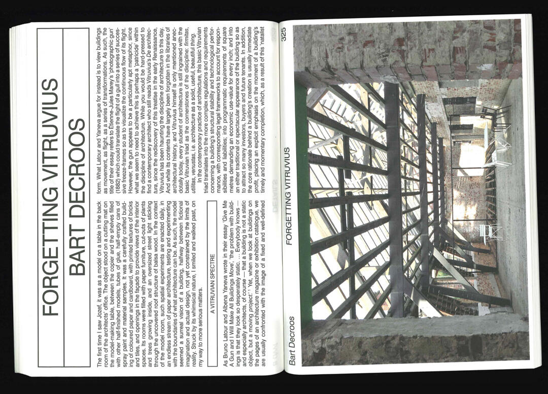 Scan of article Forgetting Vitruvius